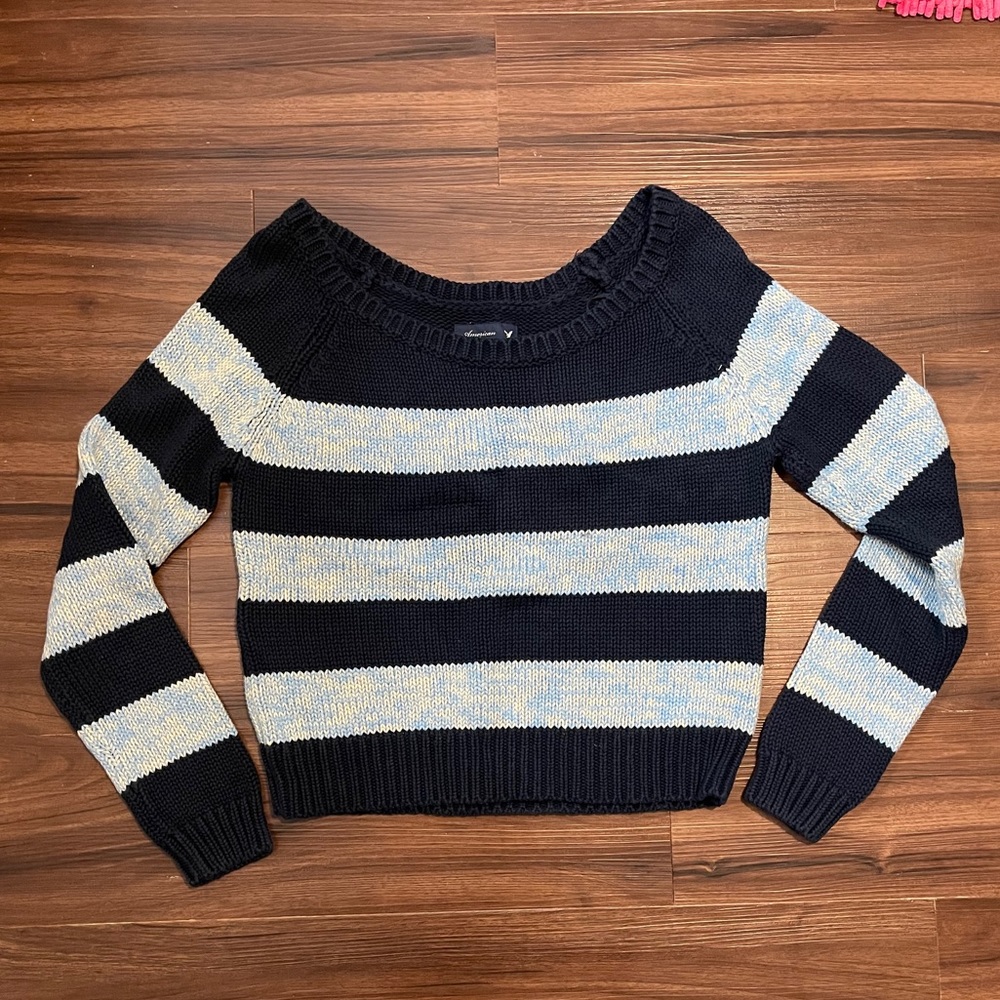 AE STRIPPED SWEATER